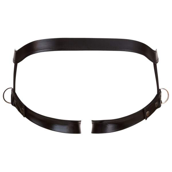 Svenjoyment Underwear - Harnas Showmaster - met Afneembare Cockring - Zwart - Afbeelding 5