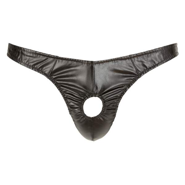 Svenjoyment Underwear - String PU-Leer - Showmaster - PU-Leer - Zwart - Afbeelding 2