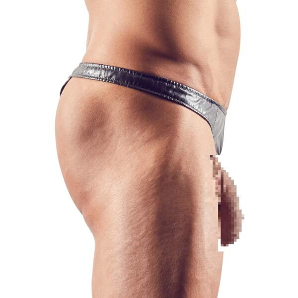 Svenjoyment Underwear - String PU-Leer - Showmaster - PU-Leer - Zwart - Afbeelding 4