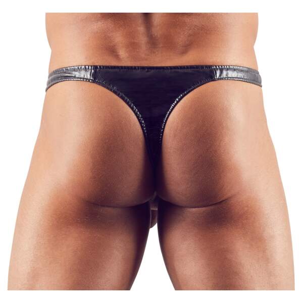 Svenjoyment Underwear - String PU-Leer - Showmaster - PU-Leer - Zwart - Afbeelding 3