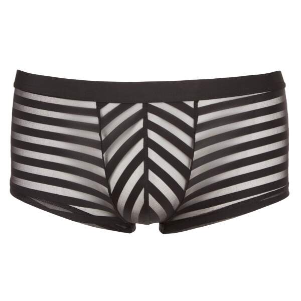 Svenjoyment Underwear - Short - Gaas - Transparant - Banen Patroon - Zwart - Afbeelding 5