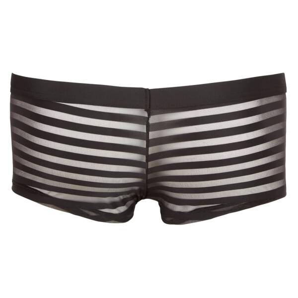 Svenjoyment Underwear - Short - Gaas - Transparant - Banen Patroon - Zwart - Afbeelding 4
