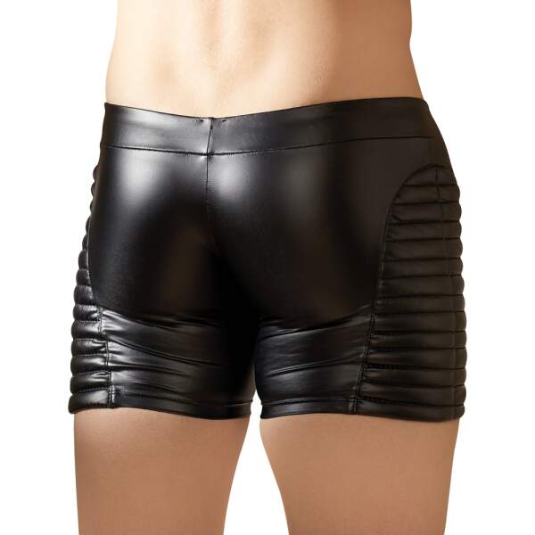 NEK - Wetlook Short - Met Rits - Gewatteerde Inzet - Zwart - Afbeelding 3