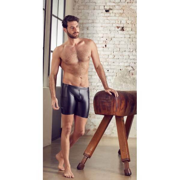 NEK - Wetlook Short  - Ring - Doorgestikte Zakken - Zwart - Afbeelding 5