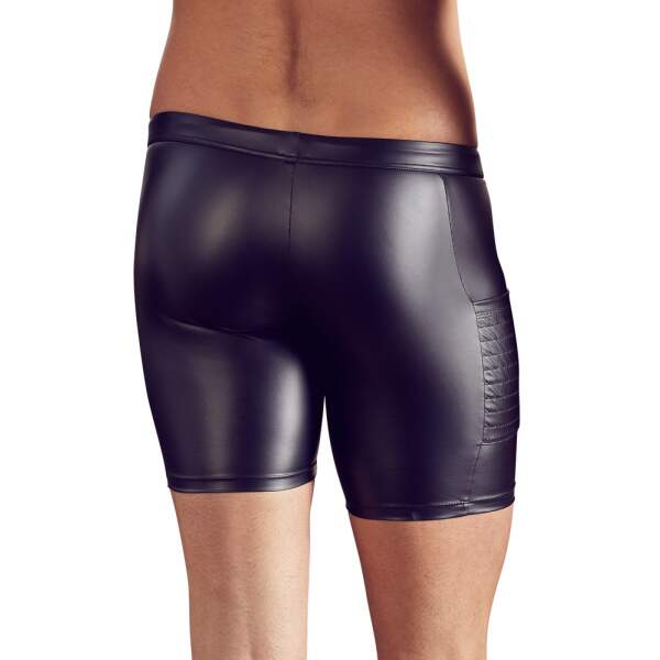 NEK - Wetlook Short  - Ring - Doorgestikte Zakken - Zwart - Afbeelding 3