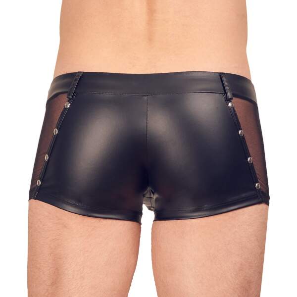 Svenjoyment Underwear - Short - Wetlook - Gaas - Studs - Zwart - Afbeelding 2