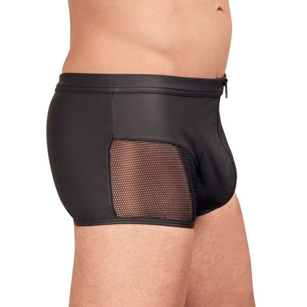 NEK - Wetlook Short - Gaas - Rits - Zwart - Afbeelding 2