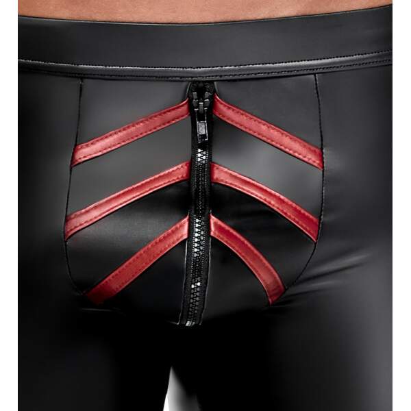 NEK - Short - Rode Banen - Wetlook - Gaas - Zwart - Afbeelding 5