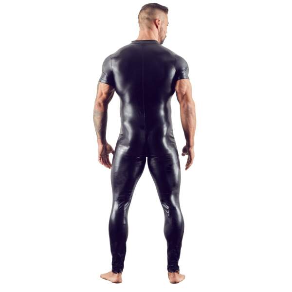 Svenjoyment - Catsuit - Wetlook - Zwart - Afbeelding 2