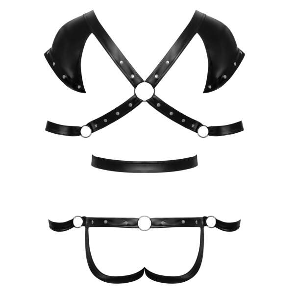 Svenjoyment Underwear - Body Bondage - Wetlook - Zwart - Afbeelding 5