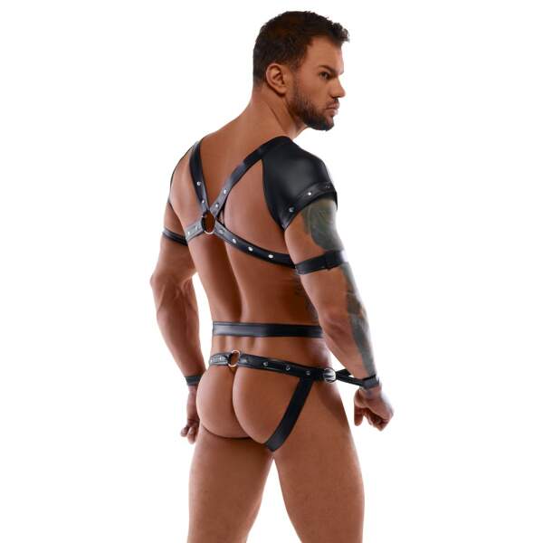 Svenjoyment Underwear - Body Bondage - Wetlook - Zwart - Afbeelding 4