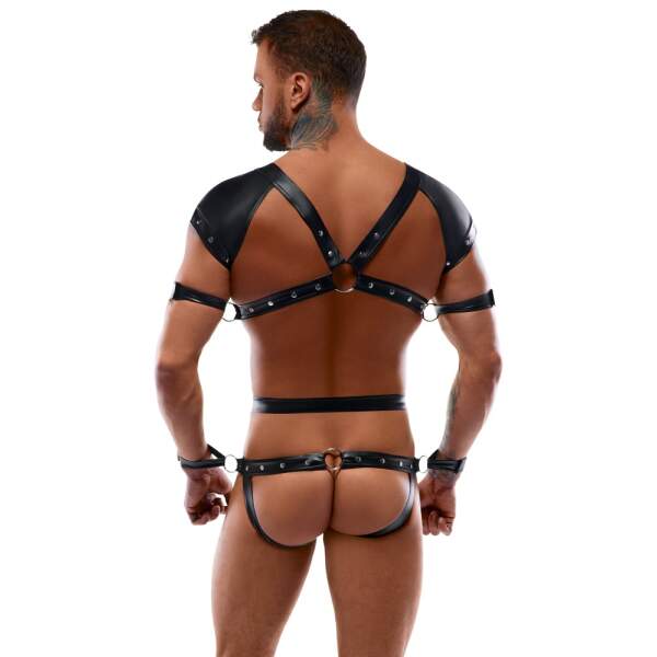 Svenjoyment Underwear - Body Bondage - Wetlook - Zwart - Afbeelding 2