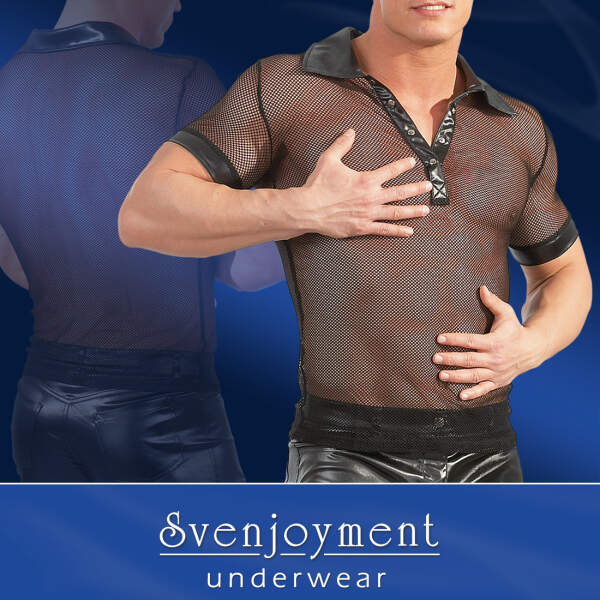 Netshirt met kraagje - Afbeelding 2