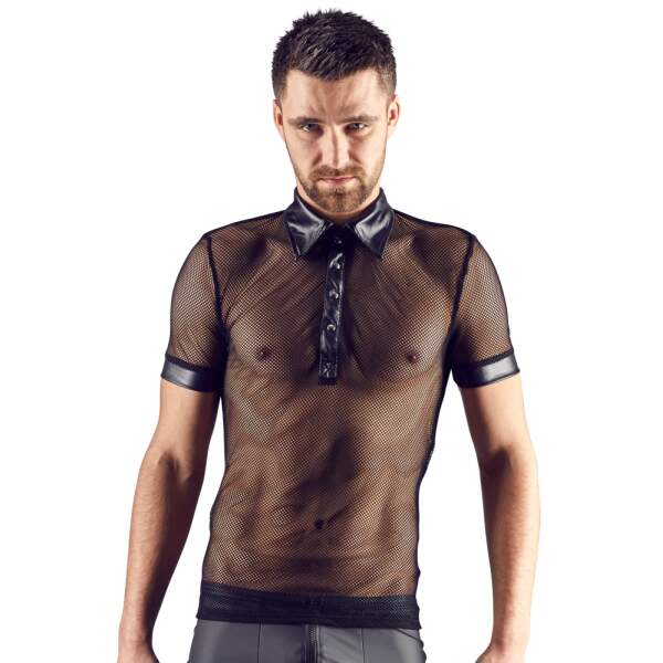 Netshirt met kraagje