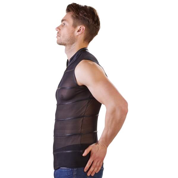 Mouwloos Gaas Shirt NEK - Afbeelding 4