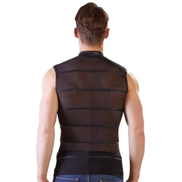 Mouwloos Gaas Shirt NEK - Afbeelding 3