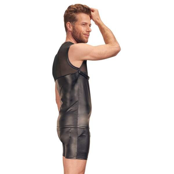NEK - Shirt - Harnas - Wetlook - Gaas - Zwart - Afbeelding 2