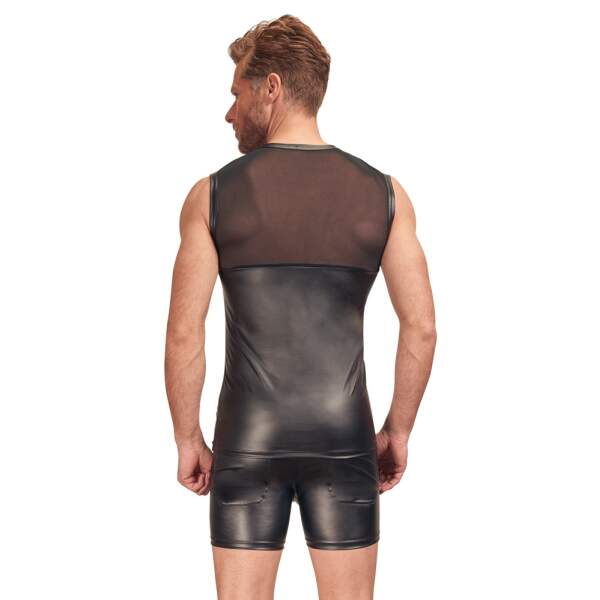 NEK - Shirt - Harnas - Wetlook - Gaas - Zwart - Afbeelding 3
