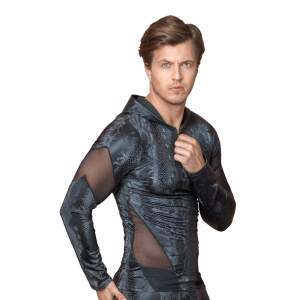 NEK - Shirt - Hoody - Snakeprint - Gaas - Zwart