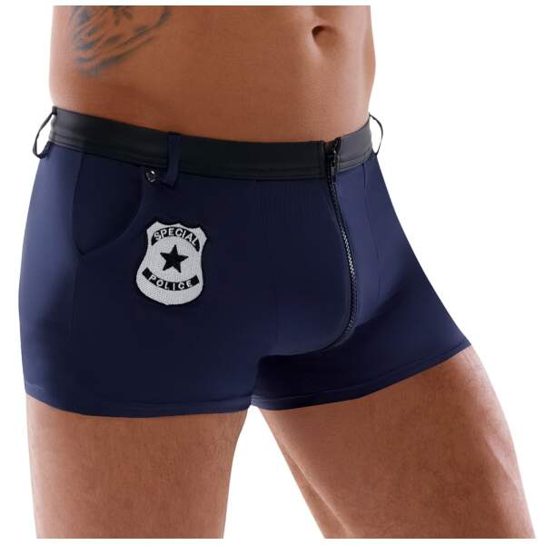 Svenjoyment Underwear - Short - Politielook - Lycra - Blauw - Afbeelding 3