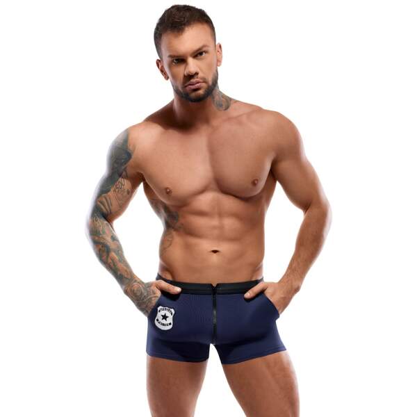Svenjoyment Underwear - Short - Politielook - Lycra - Blauw - Afbeelding 2
