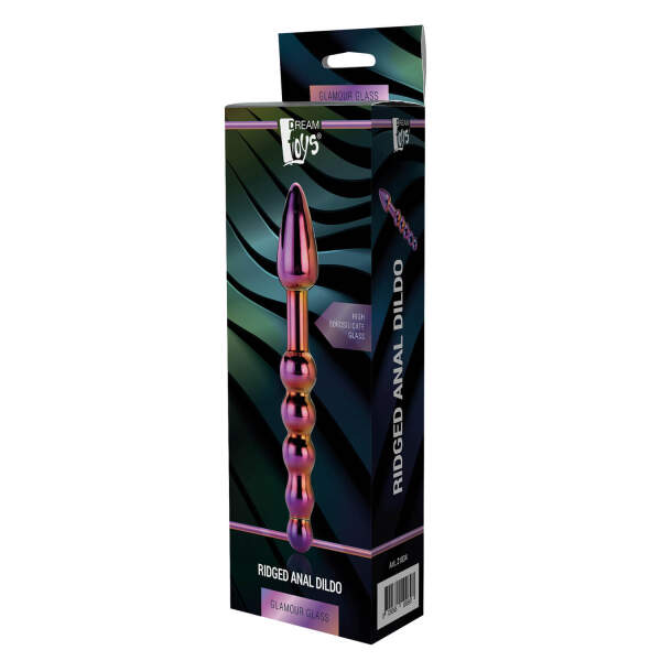 Dreamtoys - Rigged Anal Dildo - Borosilicate Glas - Multicolor - Afbeelding 3