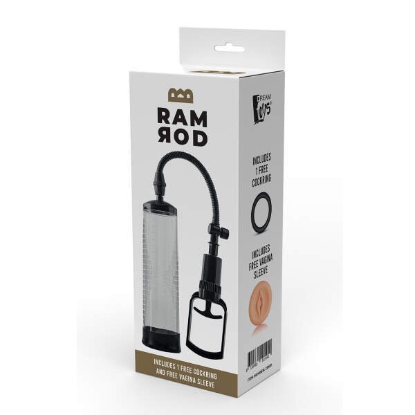 Ramrod - Penis Pomp - met Grippomp - Inclusief Cockring - Inclusief Masturbator Sleeve - Afbeelding 6