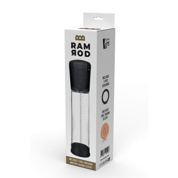 Ramrod - Automatische Penis Pomp - Inclusief Cockring - Inclusief Masturbator Sleeve - Afbeelding 7