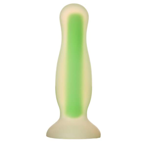 Dream Toys - Radiant - Butt Plug - Small - Glow in the Dark - Soft Siliconen - Groen - Afbeelding 4