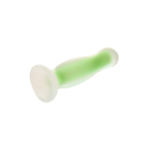 Dream Toys - Radiant - Butt Plug - Small - Glow in the Dark - Soft Siliconen - Groen - Afbeelding 3