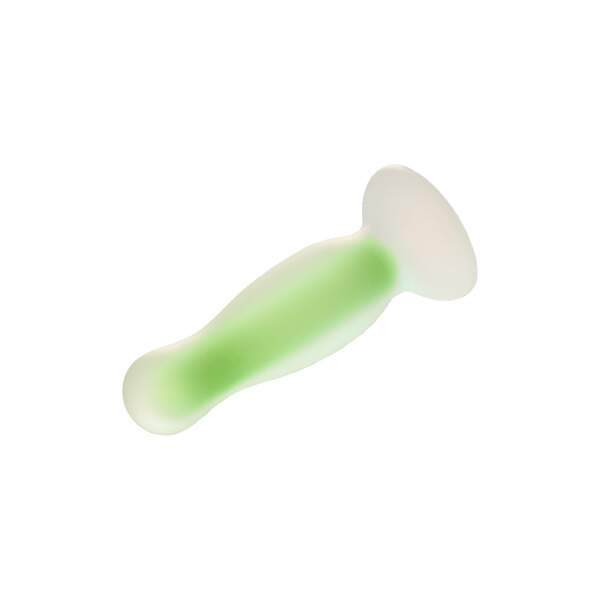Dream Toys - Radiant - Butt Plug - Small - Glow in the Dark - Soft Siliconen - Groen - Afbeelding 5