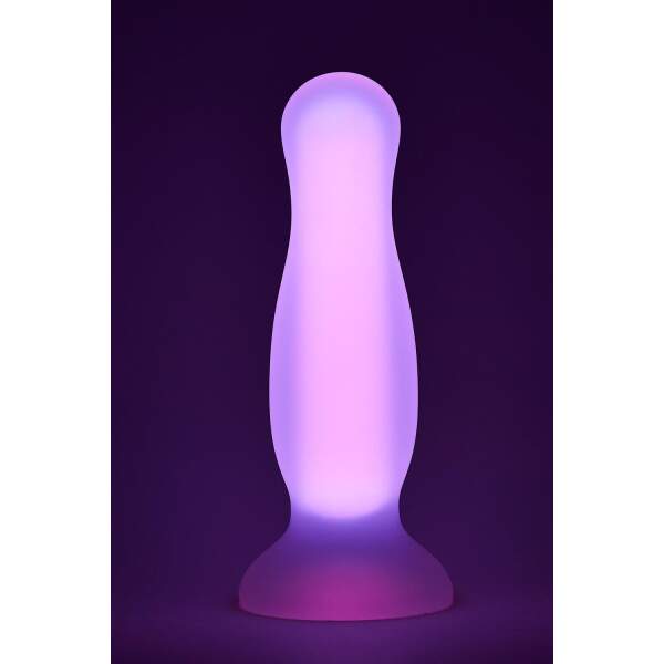 Dream Toys - Radiant - Butt Plug - Large - Glow in the Dark - Soft Siliconen -Paars