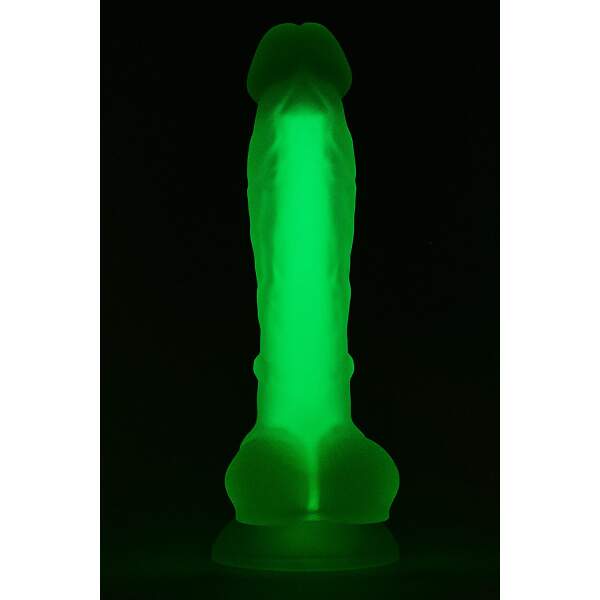 Dream Toys - Radiant - Dildo - Small - Glow in the Dark - Soft Siliconen - Groen