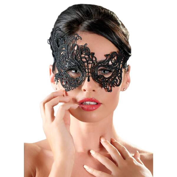Cottelli Collection - Masker - Kant - Zwart