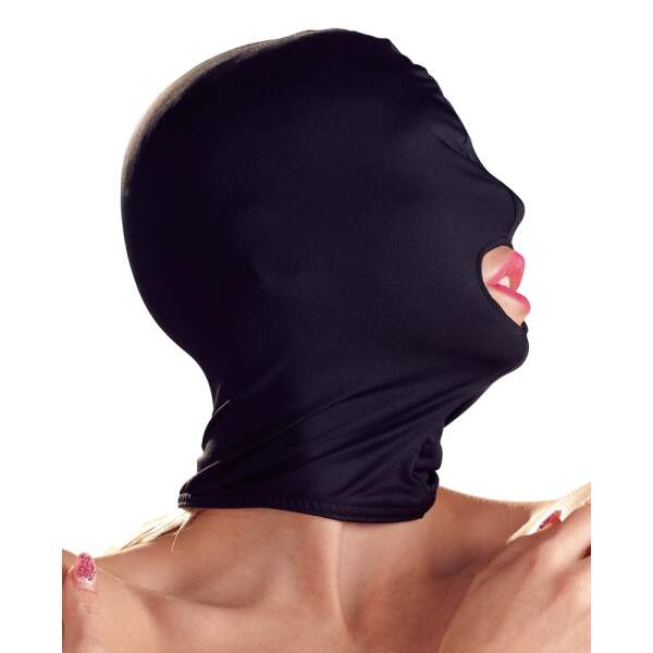 Bad Kitty - Hoofd Masker- Fetish - Stof - Zwart - Afbeelding 2