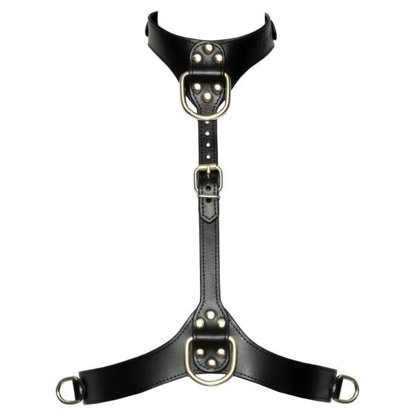 Bad Kitty - Harnas - Collar - Ringen - PU-leer - Zwart - Afbeelding 5