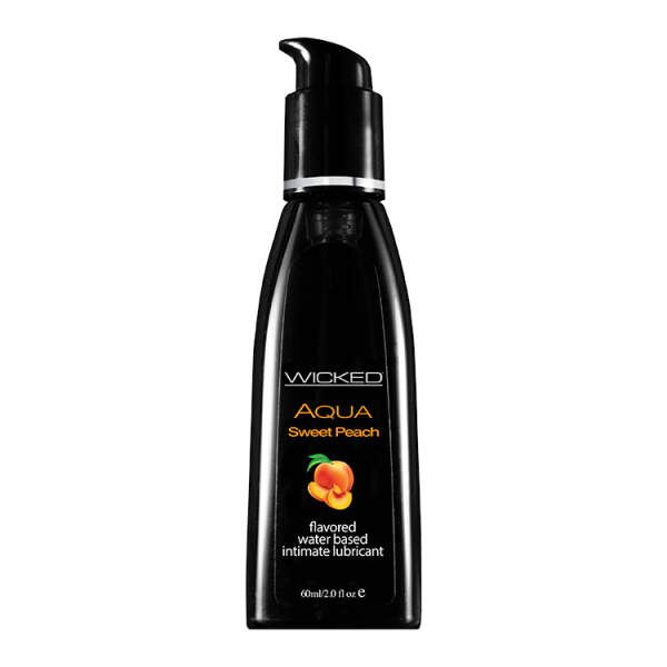 Wicked - Aqua Sweet Peach - Glijmiddel - Vegan - Olijfbladextract - Waterbasis - Afbeelding 2