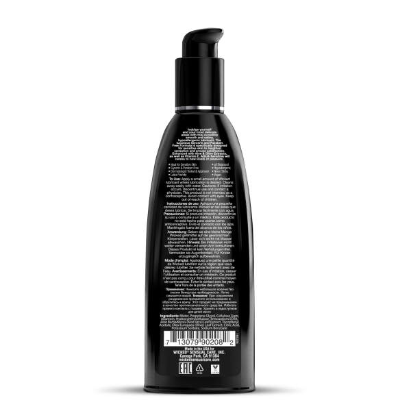 Wicked - Aqua Sensitive - Hypoallergeen Glijmiddel - Vegan - Olijfbladextract - Waterbasis - 240 ml - Afbeelding 3