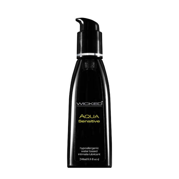 Wicked - Aqua Sensitive - Hypoallergeen Glijmiddel - Vegan - Olijfbladextract - Waterbasis - 240 ml - Afbeelding 2