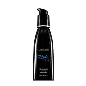 Wicked - Aqua Chill - Verkoelend Glijmiddel - Vegan - Olijfbladextract - Waterbasis - 120 ml