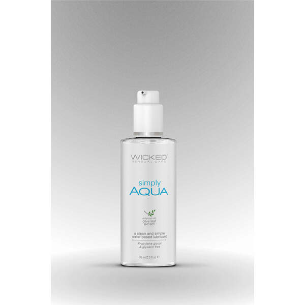 Wicked - Simply Aqua - Glijmiddel - Vegan - Olijfbladextract - Waterbasis - Afbeelding 3