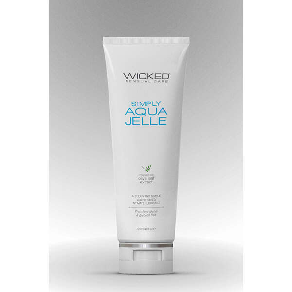 Wicked - Simply Aqua Jelle - Glijmiddel - Vegan - Olijfbladextract - Waterbasis - 120 ml - Afbeelding 3