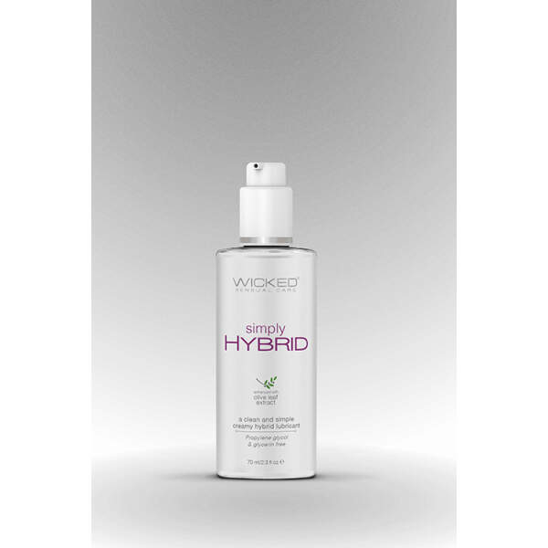 Wicked - Simply Hybrid - Glijmiddel - Vegan - Olijfbladextract - Waterbasis - Siliconen - Afbeelding 2