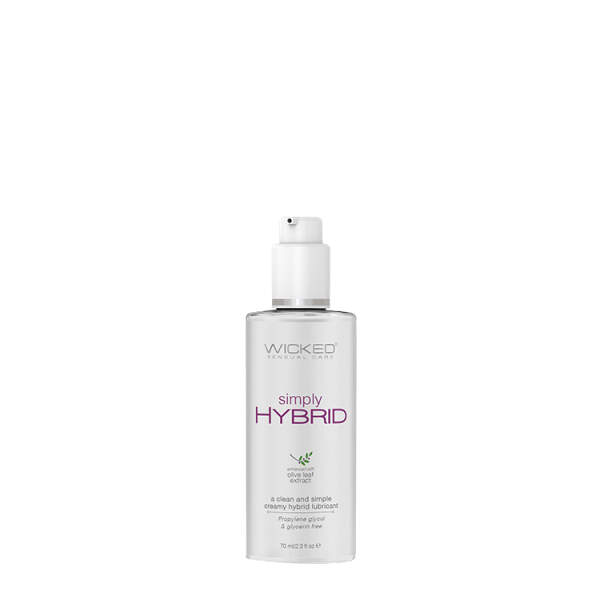Wicked - Simply Hybrid - Glijmiddel - Vegan - Olijfbladextract - Waterbasis - Siliconen - Afbeelding 3