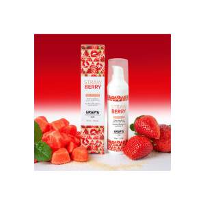 Exsens - Massage Olie - Verwarmend - Aardbeien