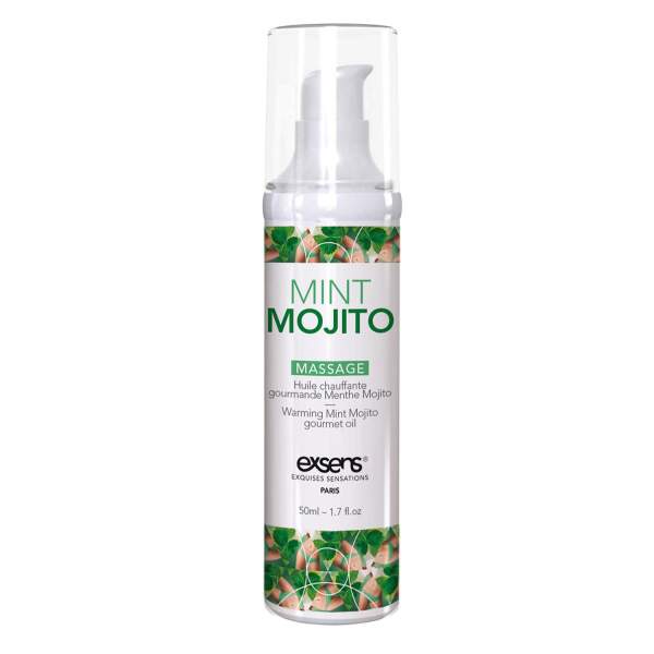 Exsens - Massage Olie - Verwarmend - Mint Mojito - Afbeelding 2