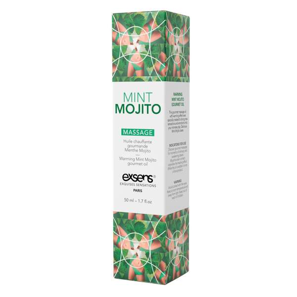 Exsens - Massage Olie - Verwarmend - Mint Mojito - Afbeelding 4