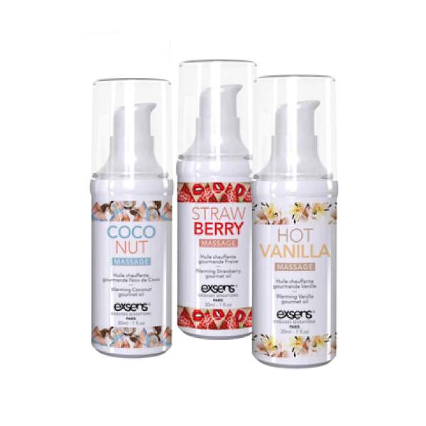 Exsens - Massage Olie - Verwarmend - Gift Set - 3 x 30 ml - Afbeelding 2