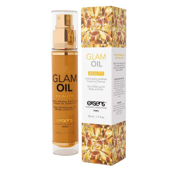 Exsens - Glam Olie - Body and Hair - Glittering - Afbeelding 4