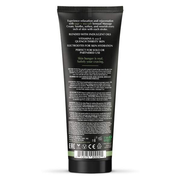 Wicked - Sensual Massage Cream - Sage + Sea Salt - 120 ml - Afbeelding 2